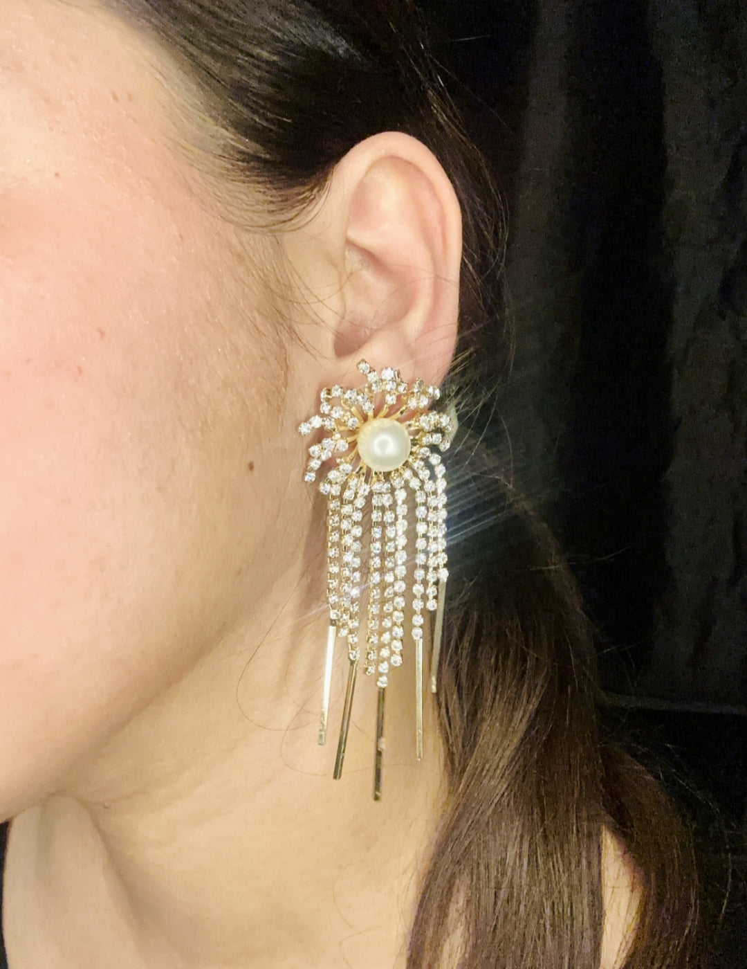 Luxe Pearl Stardust Earring