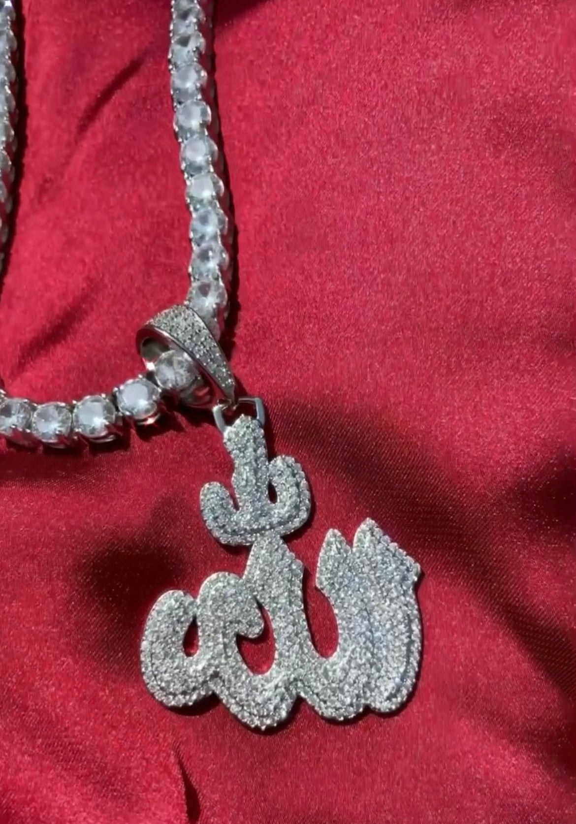 Luxe Allah Pendant (with Tennis Chain)
