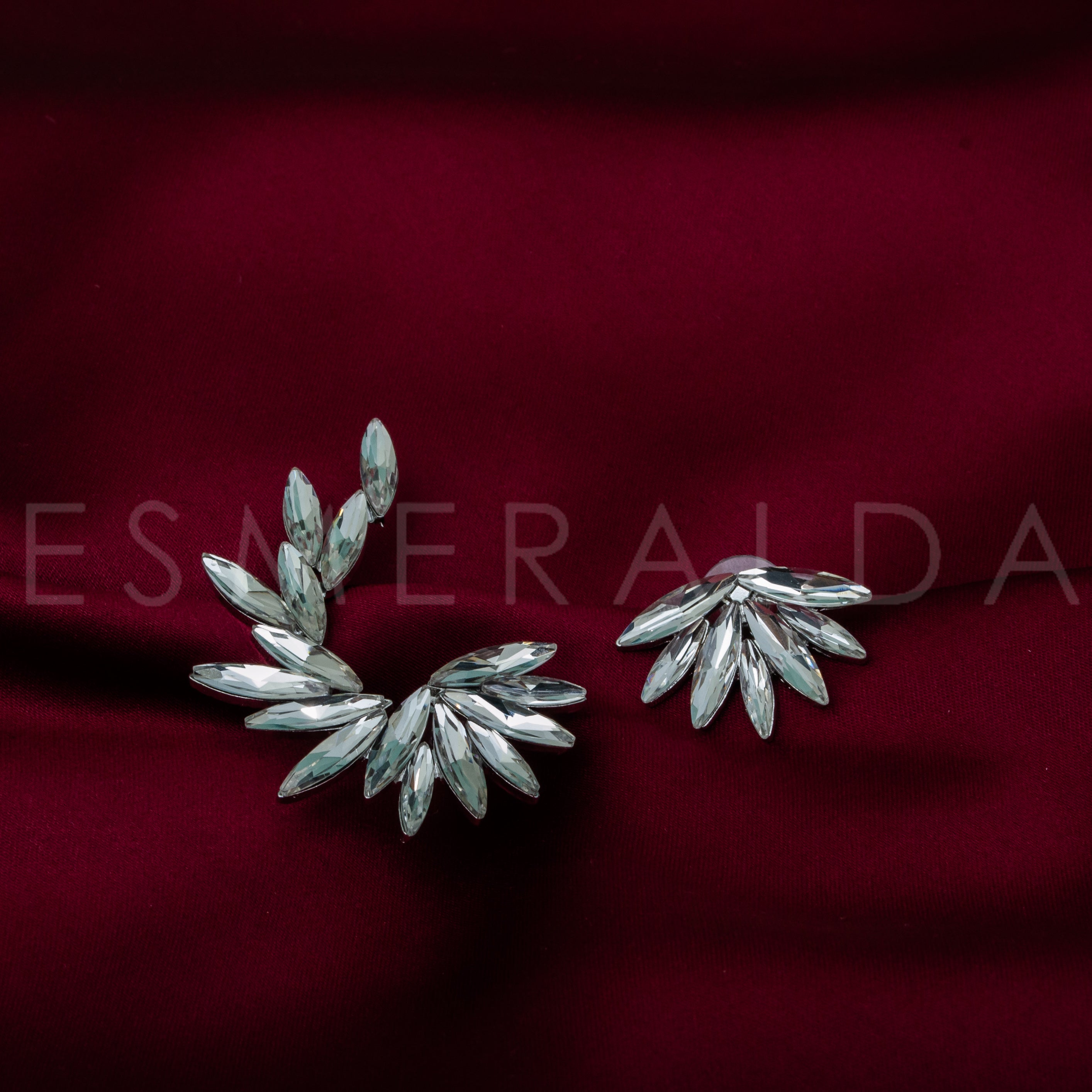 Asymmetrical Gaia Cuff & Stud