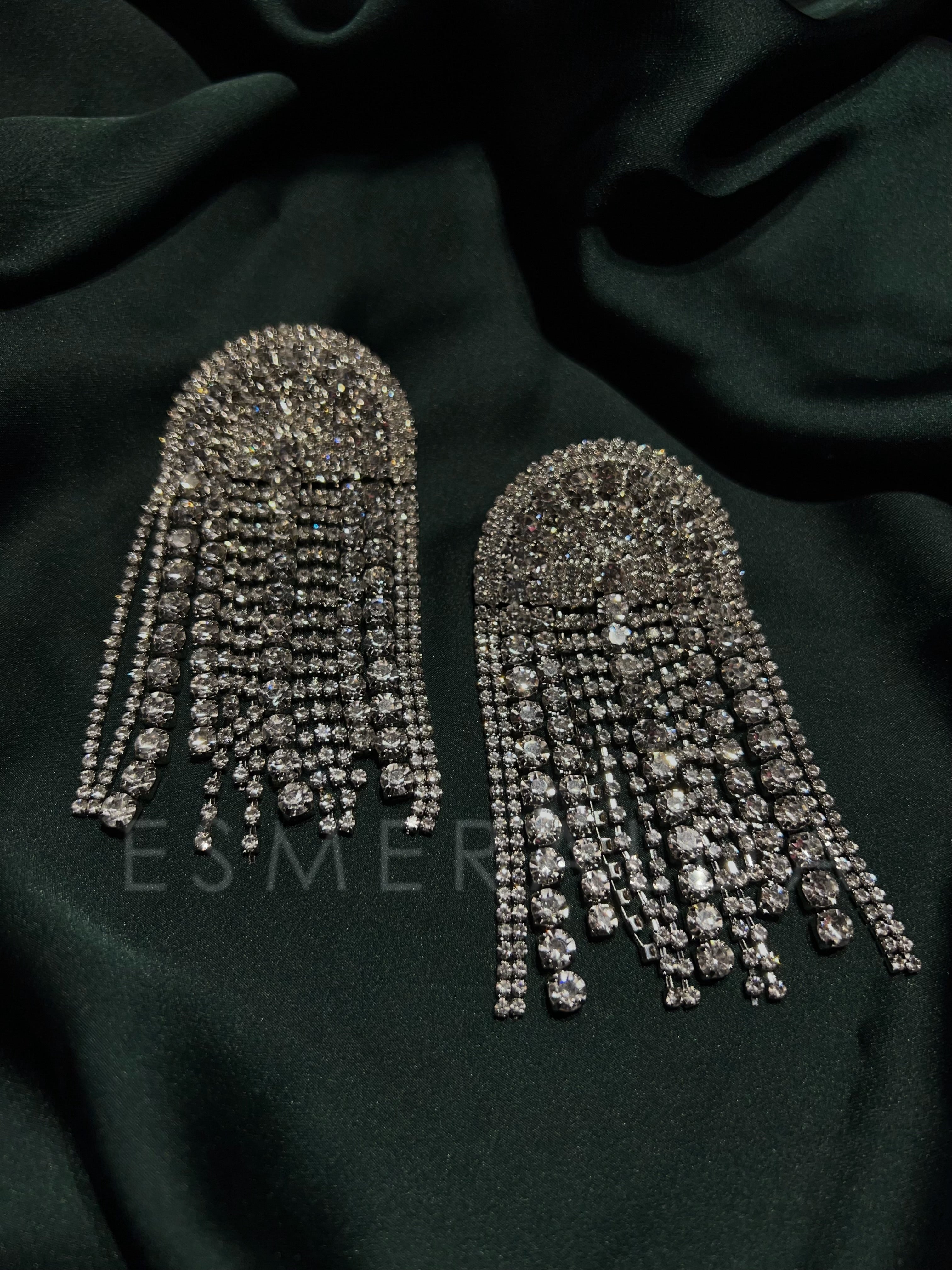 Cascada Earrings - Silver