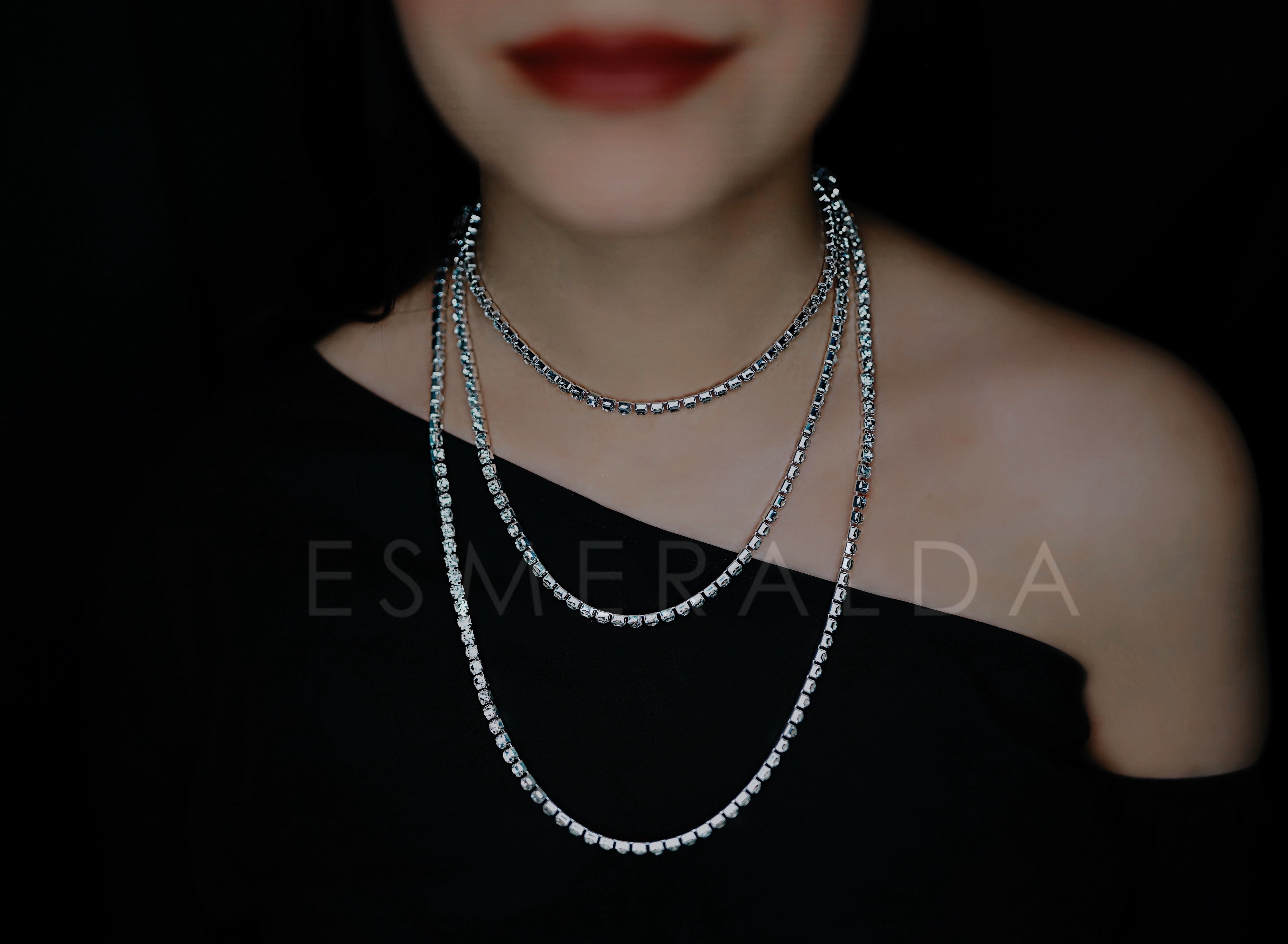 Multilayered Tennis Chain