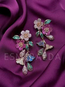 Luxe Gardenia Earrings