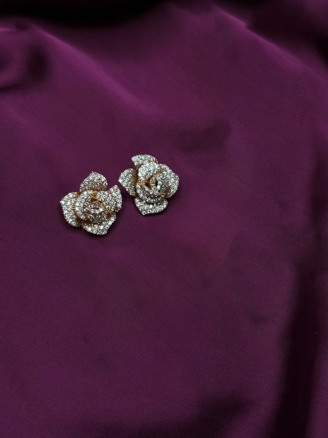 Luxe Rosie Earring - (Rose-Gold)