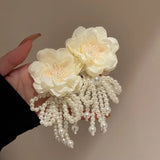 Rosa Earrings - White