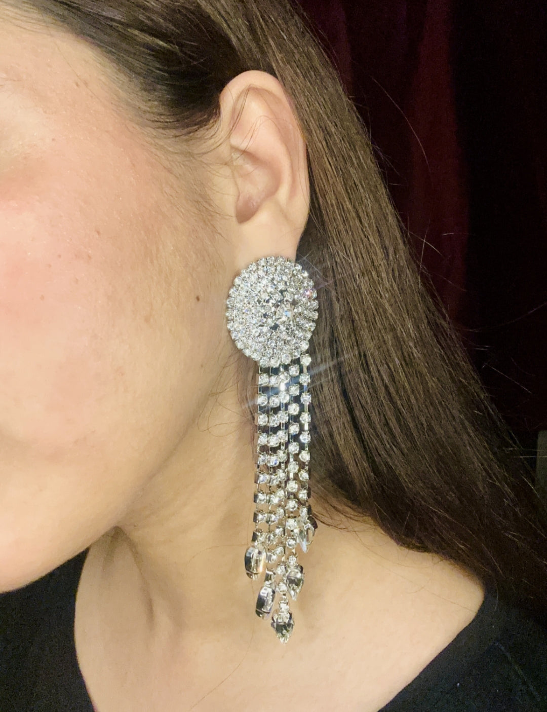 Crystal Veil Earring
