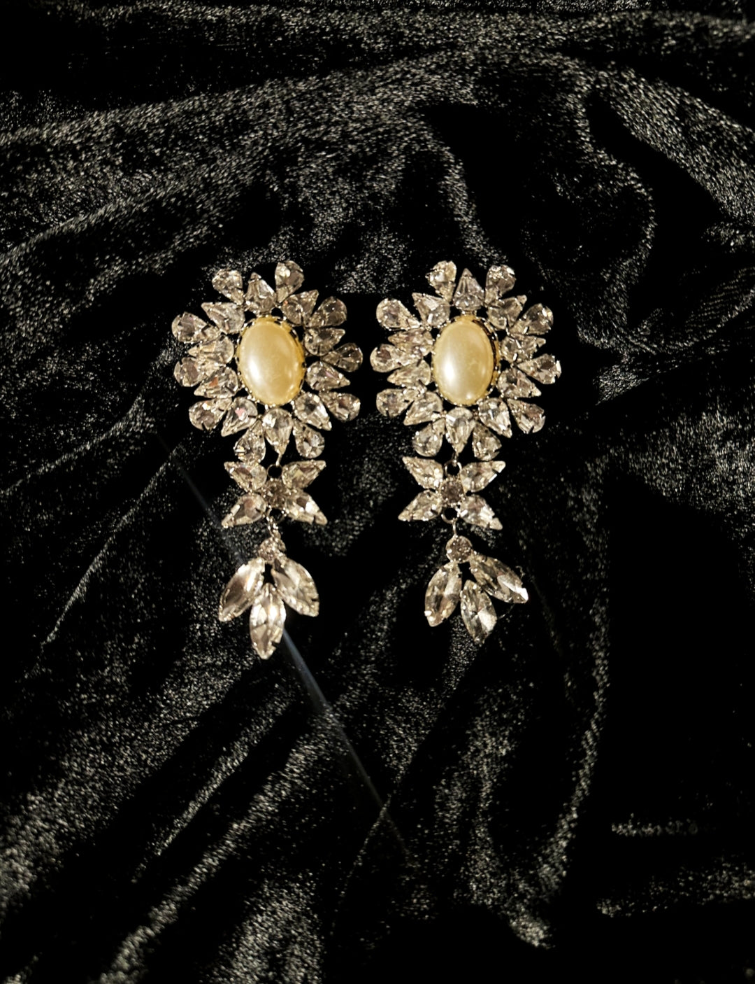 Luxe Crystal Petal Radiance Earring