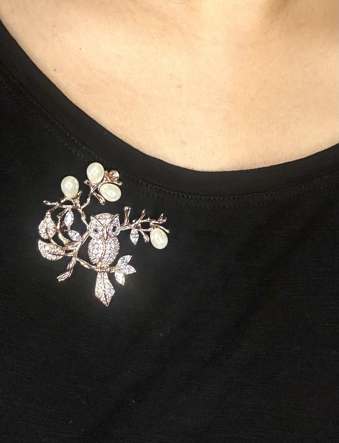 Luxe Night Owl Broche