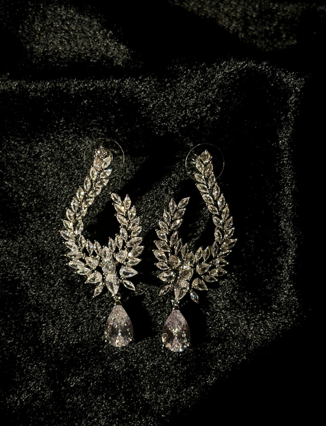 Luxe Diamond Drop Earrings