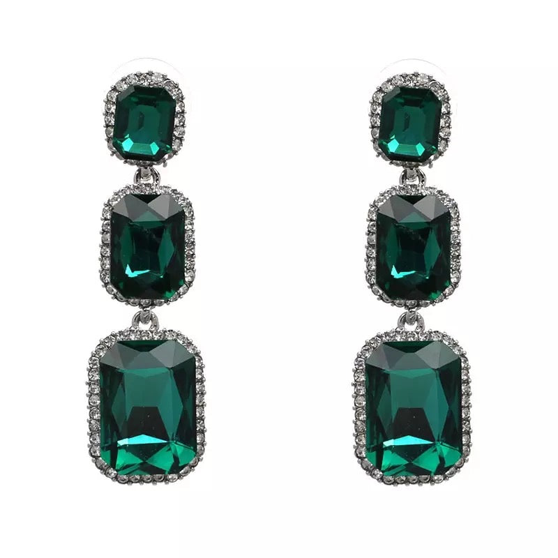 Emerald Drop Earrings