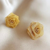 Rose Mesh Studs