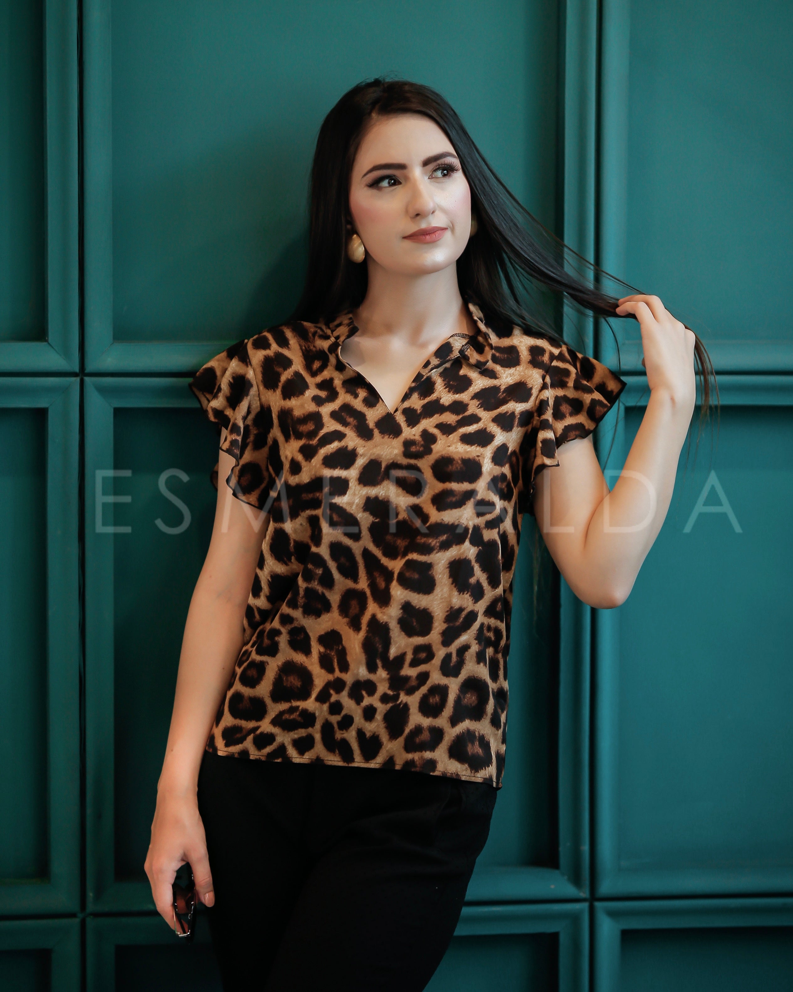 Leopard Print Top