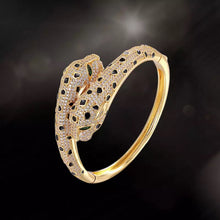 Load image into Gallery viewer, Luxe Panther Bracelet &amp; Ring Set