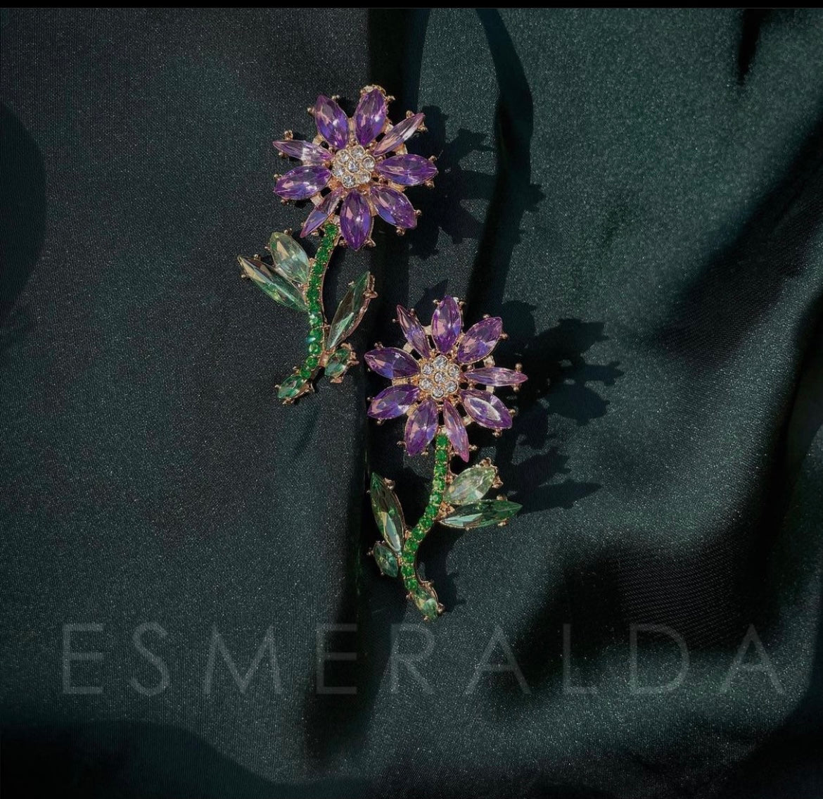 Daisy Violette Studs