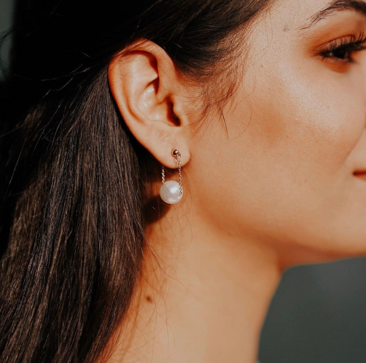 Freefall Pearl Earrings